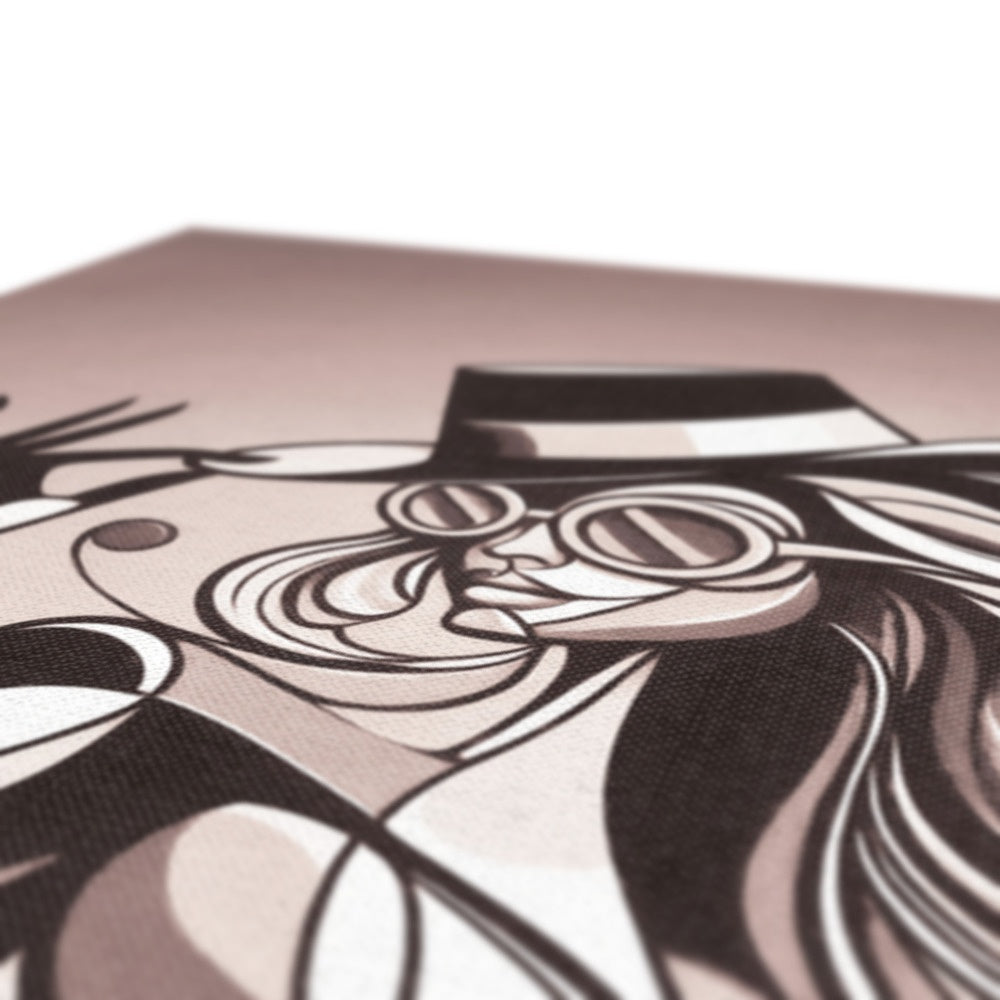 Viva La Diva: Where Earth Tones Whisper Confidence Canvas