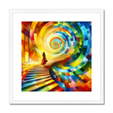 Spiral Staircase Framed & Mounted Print