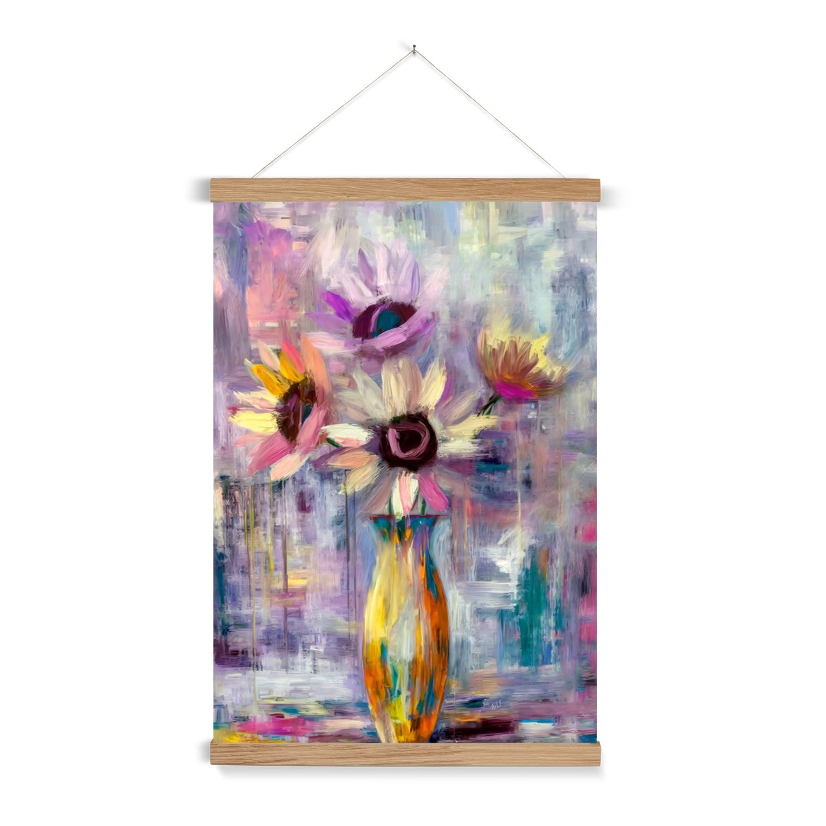 Abstract Blooms #05 Fine Art Print with Hanger