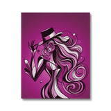 Viva La Diva: Where Amethyst Dreams Dance in a Symphony of Purples Canvas