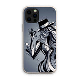 Viva La Diva: Where Shadows Dance in Shades of Silver Eco Phone Case