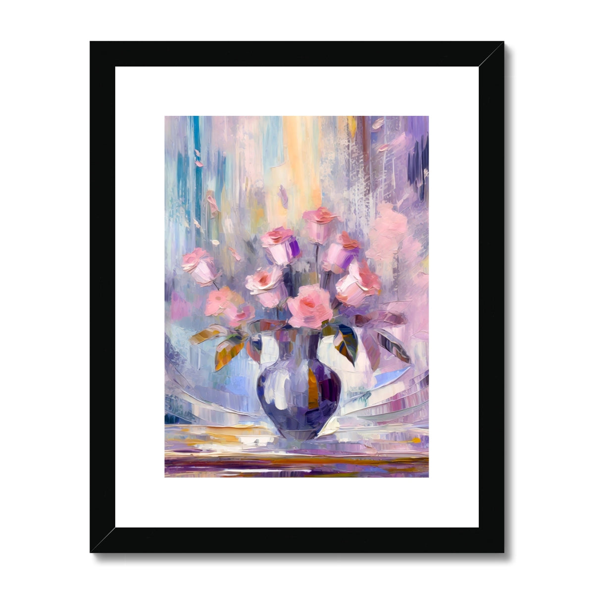 Abstract Blooms #29 Framed & Mounted Print