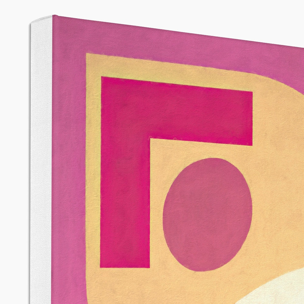 Eye of Harmony: Where Realism Meets Geometric Dreamscapes Canvas