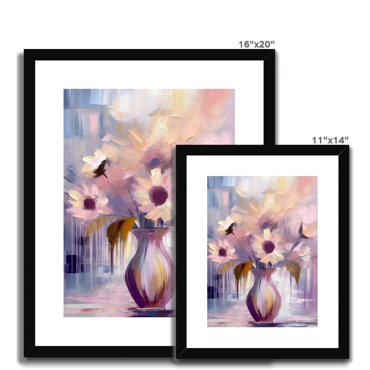 Abstract Blooms #09 Framed & Mounted Print
