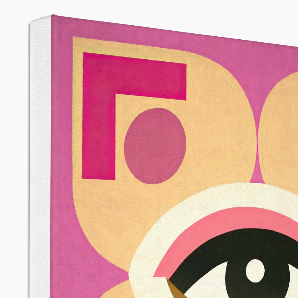 Eye of Harmony: Where Realism Meets Geometric Dreamscapes Eco Canvas