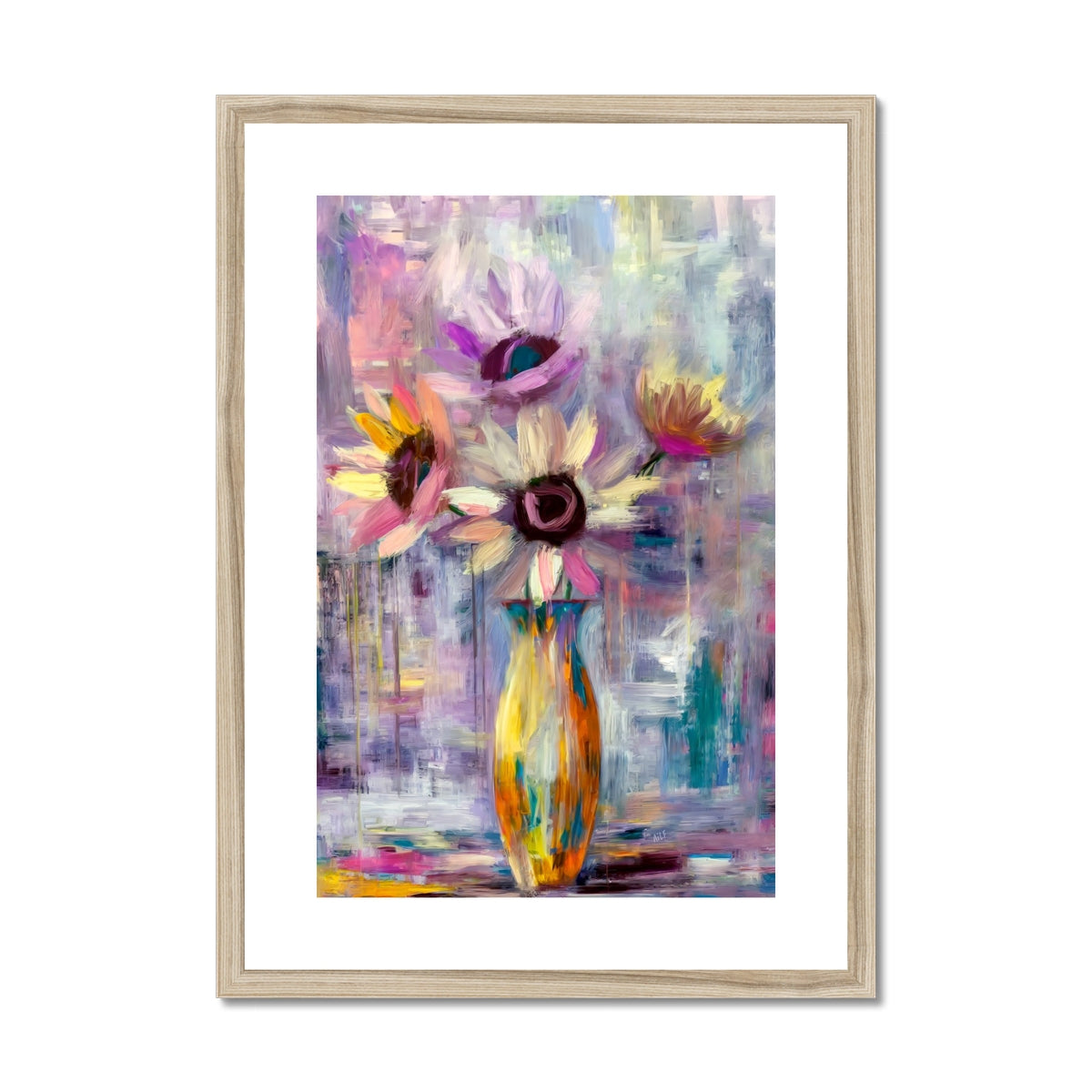 Abstract Blooms #05 Framed & Mounted Print