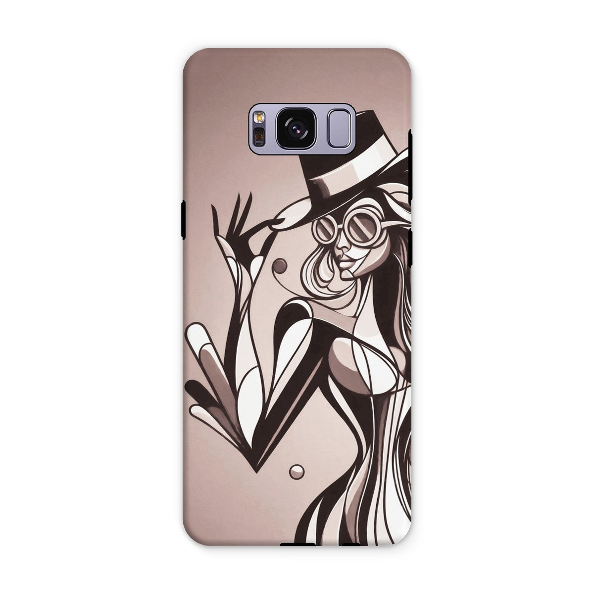 Viva La Diva: Where Earth Tones Whisper Confidence Tough Phone Case