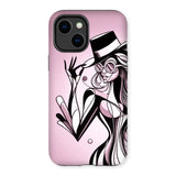 Viva La Diva: A Ballet of Blush and Boldness Against Rose-Colored Skies Tough Phone Case