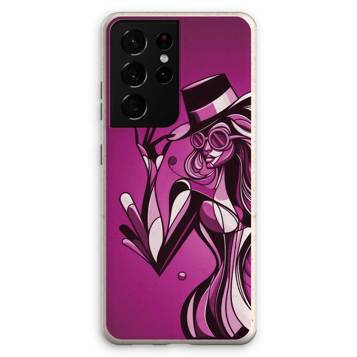 Viva La Diva: Where Amethyst Dreams Dance in a Symphony of Purples Eco Phone Case