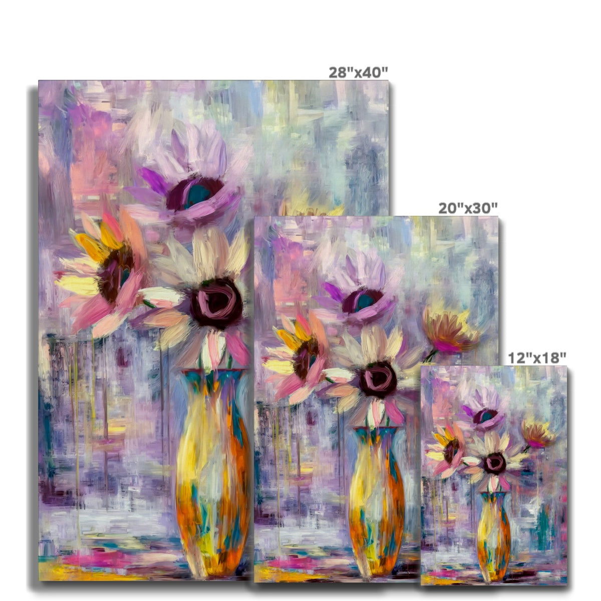 Abstract Blooms #05 Canvas