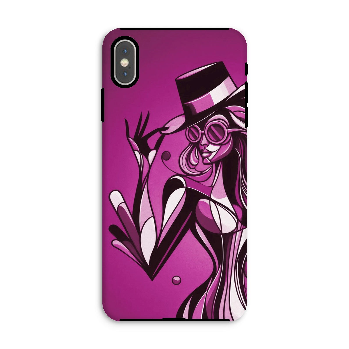 Viva La Diva: Where Amethyst Dreams Dance in a Symphony of Purples Tough Phone Case