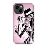 Viva La Diva: A Ballet of Blush and Boldness Against Rose-Colored Skies Tough Phone Case