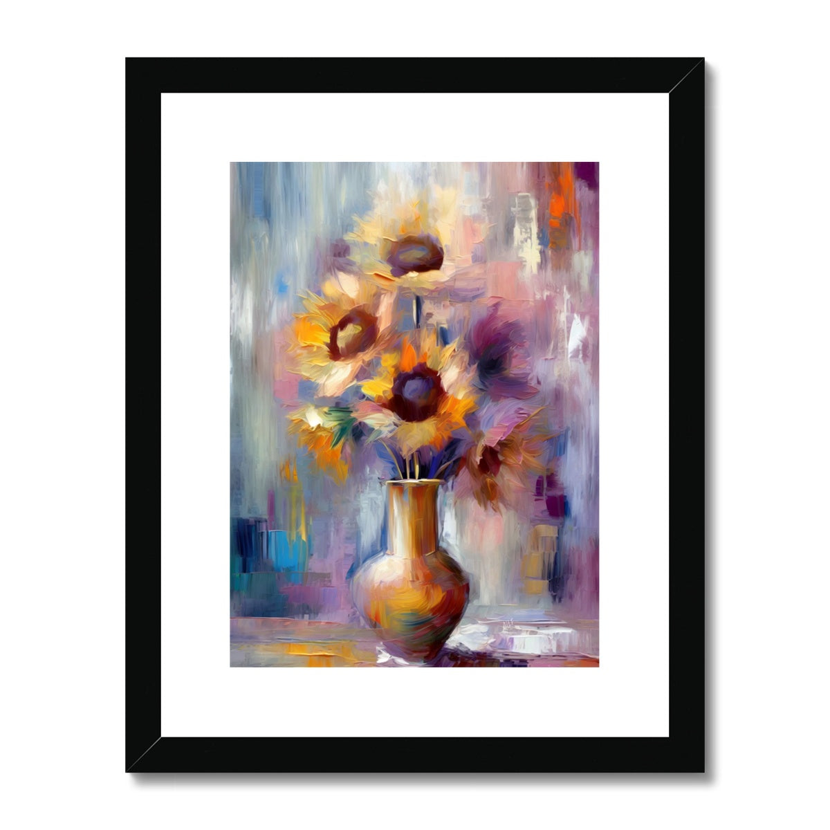 Abstract Blooms #02 Framed & Mounted Print