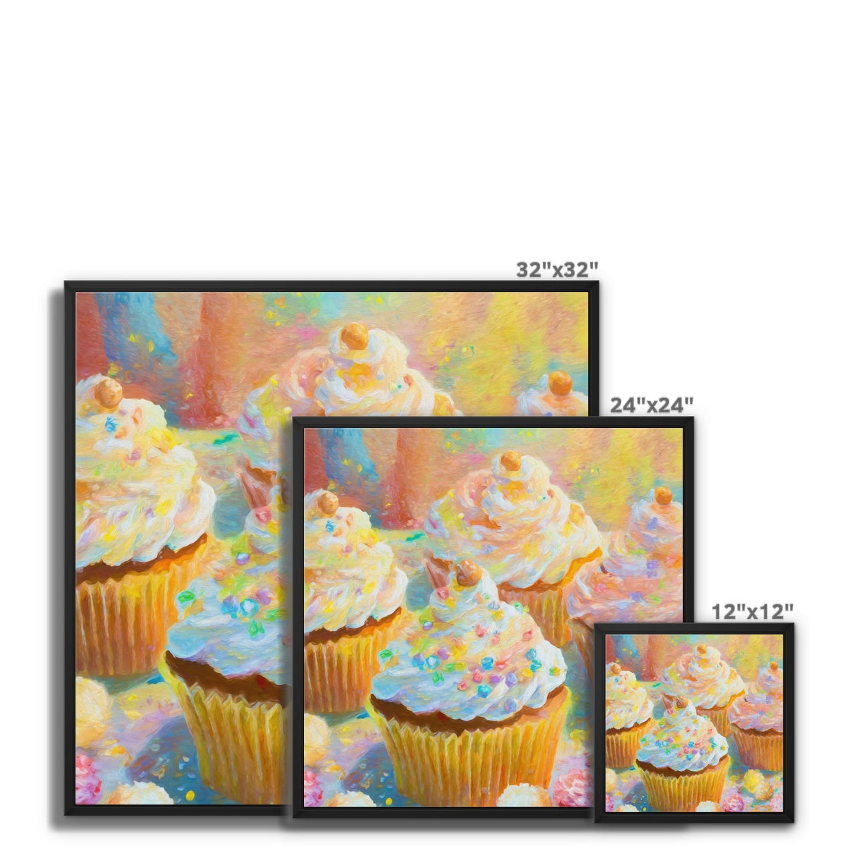 Sprinkles of Sweetnes Framed Canvas