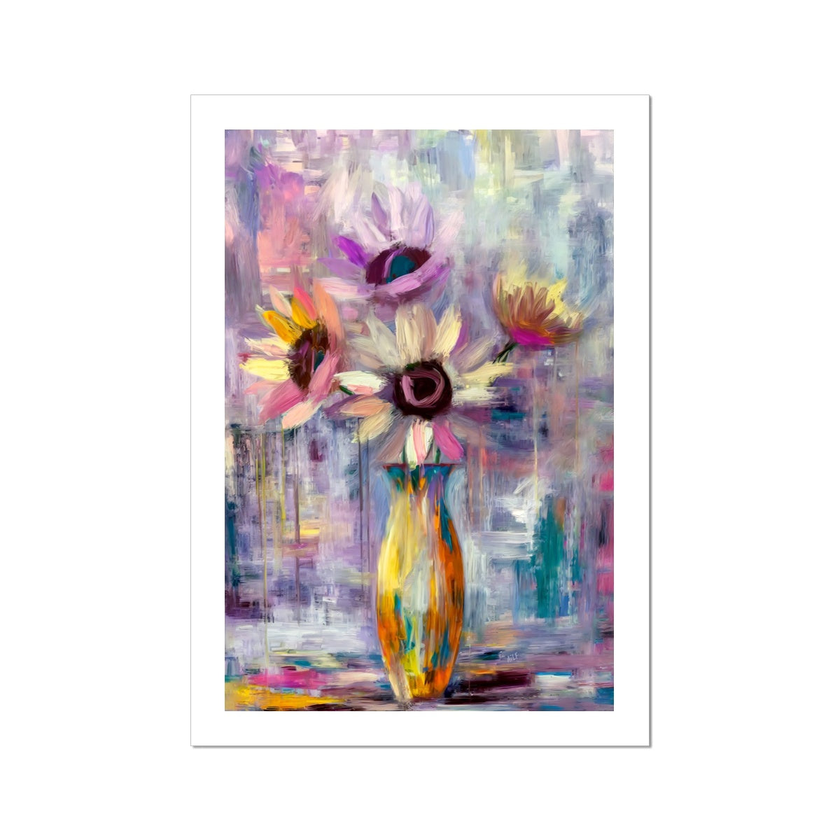 Abstract Blooms #05 Wall Art Poster