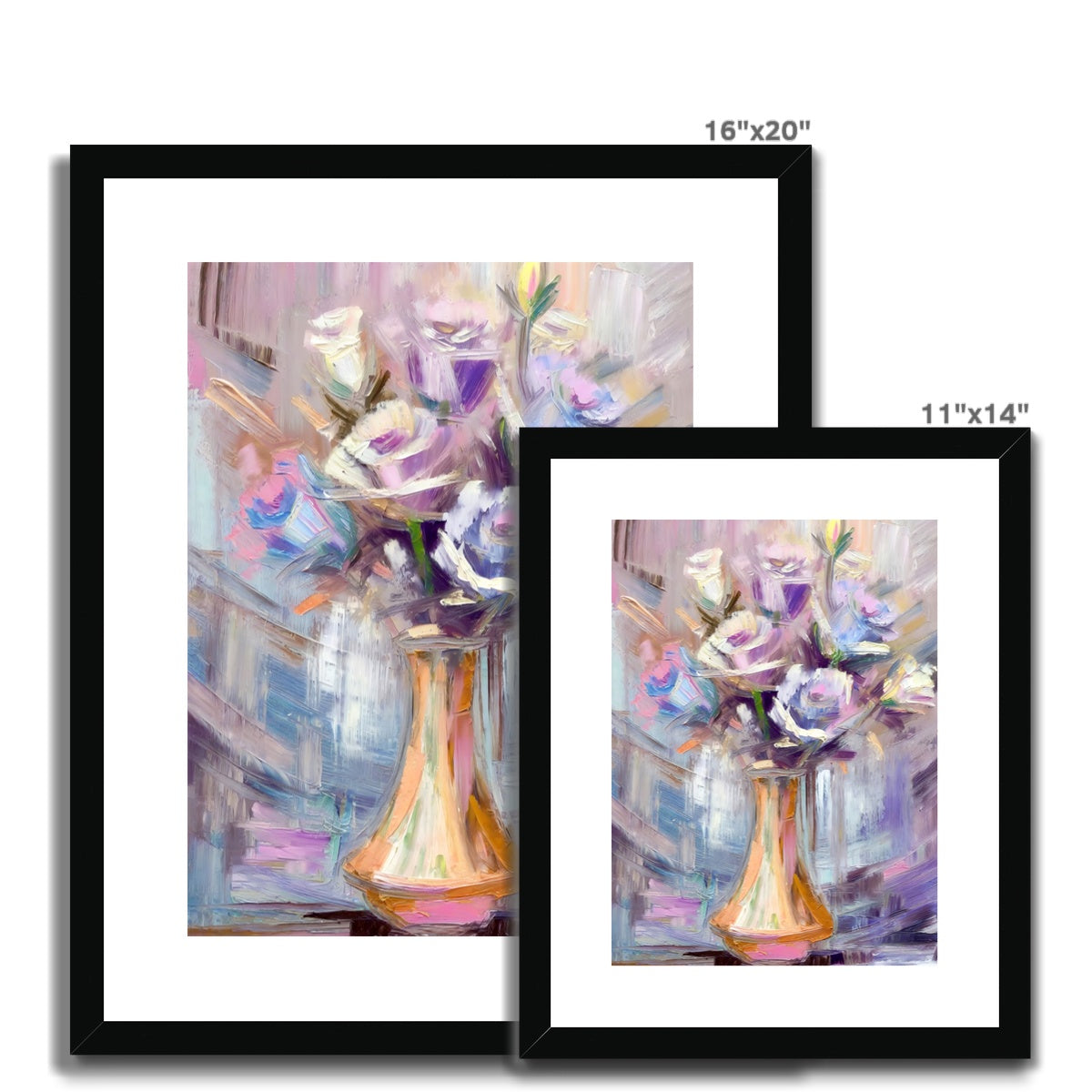 Abstract Blooms #23 Framed & Mounted Print