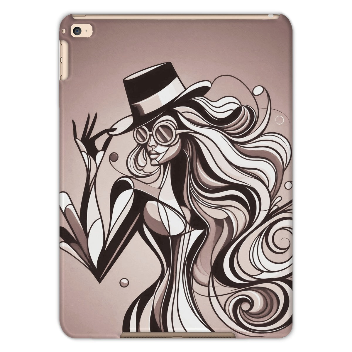 Viva La Diva: Where Earth Tones Whisper Confidence Tablet Cases