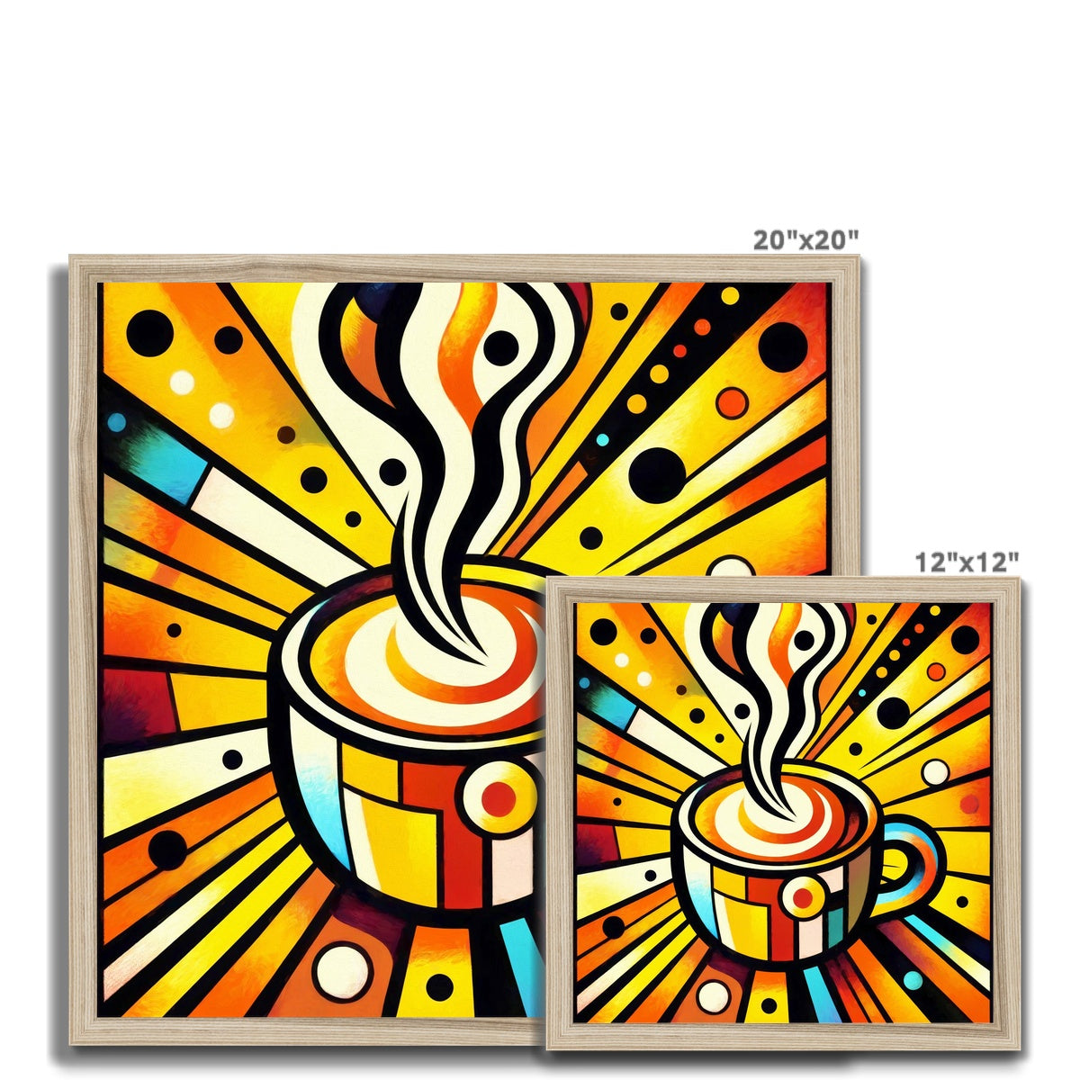 Energising Espresso  Budget Framed Poster