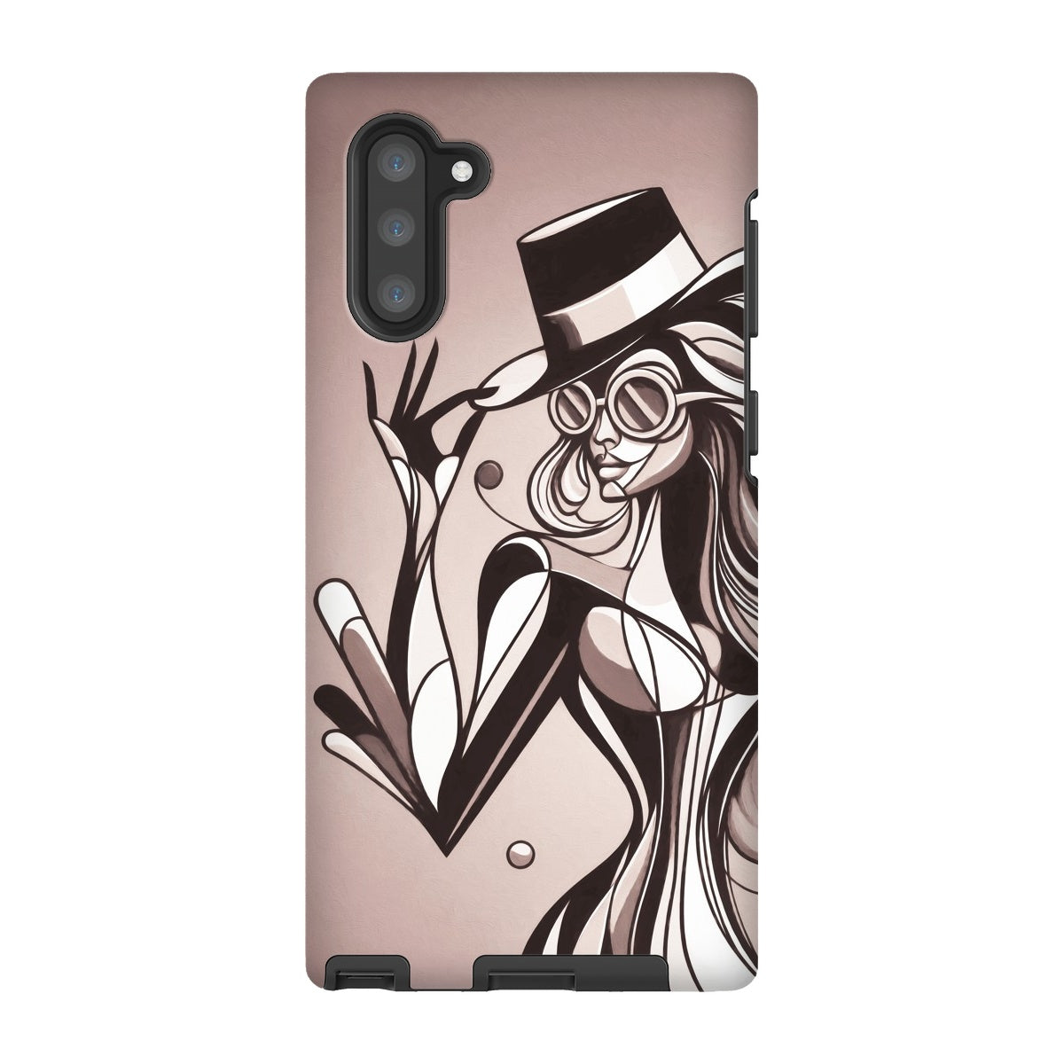 Viva La Diva: Where Earth Tones Whisper Confidence Tough Phone Case