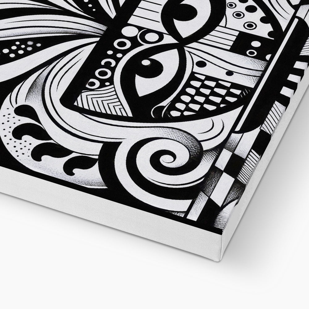 Caffeinated Masquerade Eco Canvas