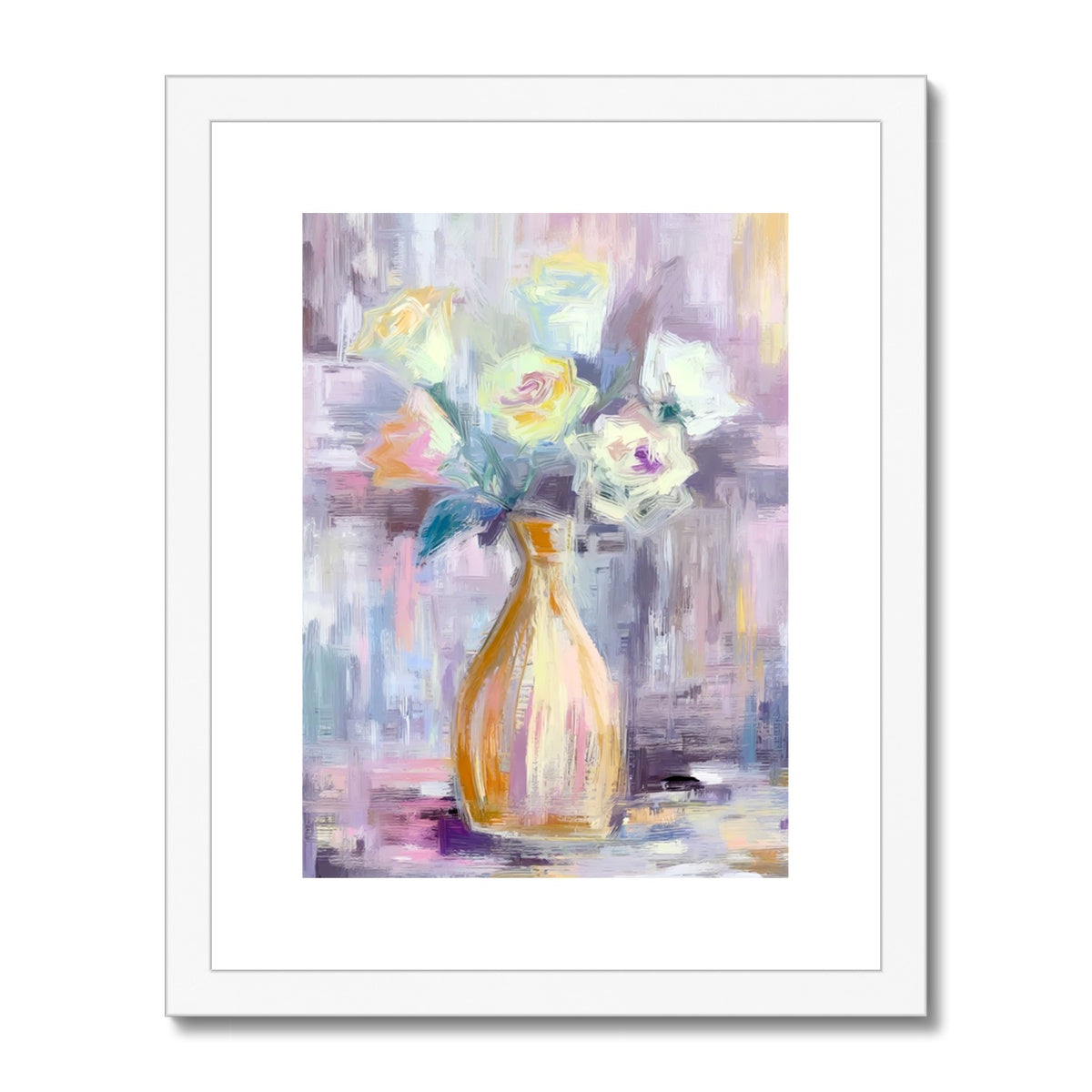 Abstract Blooms #26 Framed & Mounted Print