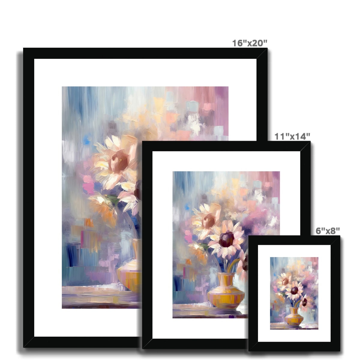 Abstract Blooms #04 Framed & Mounted Print