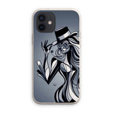 Viva La Diva: Where Shadows Dance in Shades of Silver Eco Phone Case