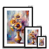 Abstract Blooms #02 Framed & Mounted Print