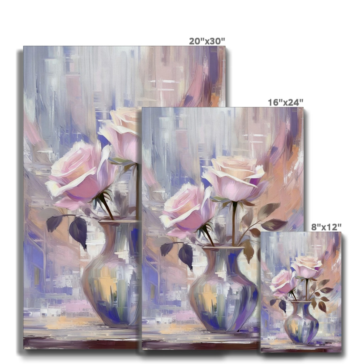 Abstract Blooms #06 Eco Canvas