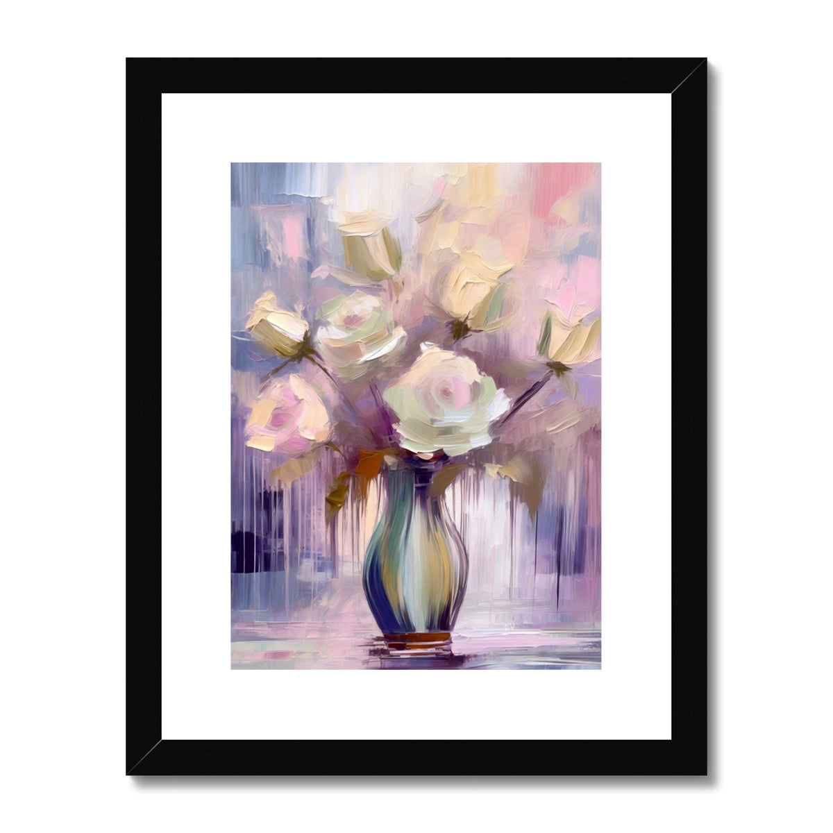 Abstract Blooms #14 Framed & Mounted Print
