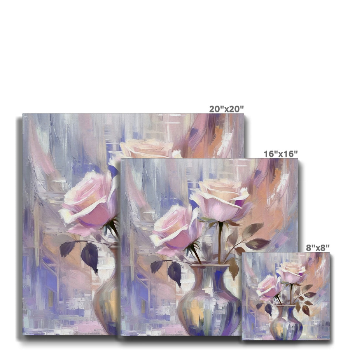 Abstract Blooms #06 Eco Canvas