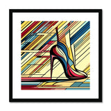 Iconic Heel Framed & Mounted Print