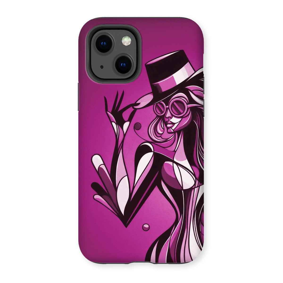 Viva La Diva: Where Amethyst Dreams Dance in a Symphony of Purples Tough Phone Case