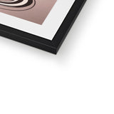 Viva La Diva: Where Earth Tones Whisper Confidence Framed & Mounted Print