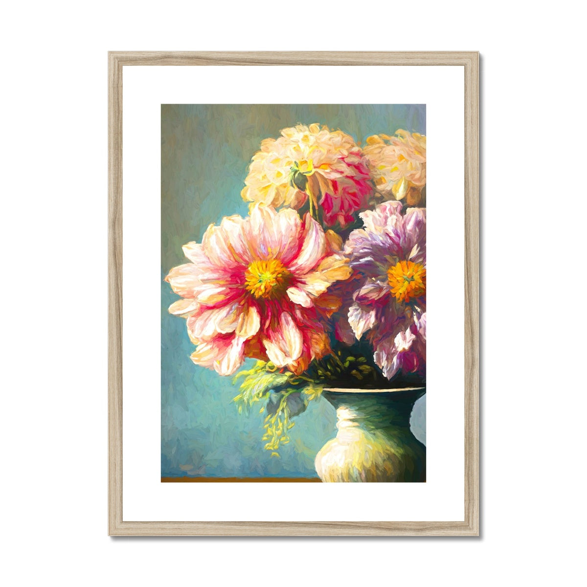 A Burst of Colour: Immerse Yourself in Floral Joy Framed & Mounted Print
