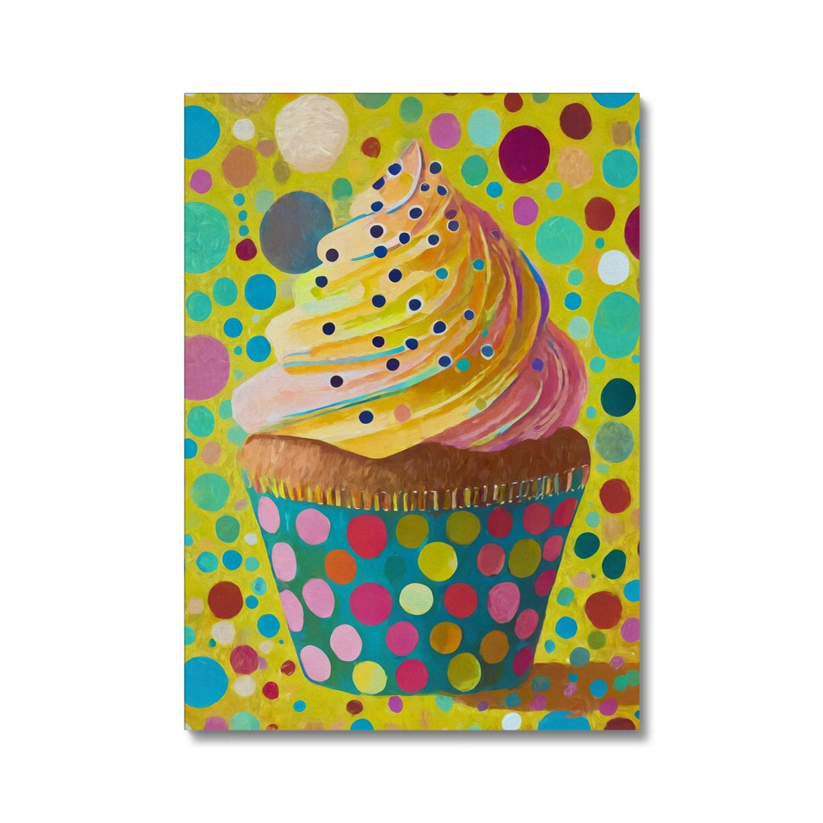 Whimsical Cupcake Delight Canvas