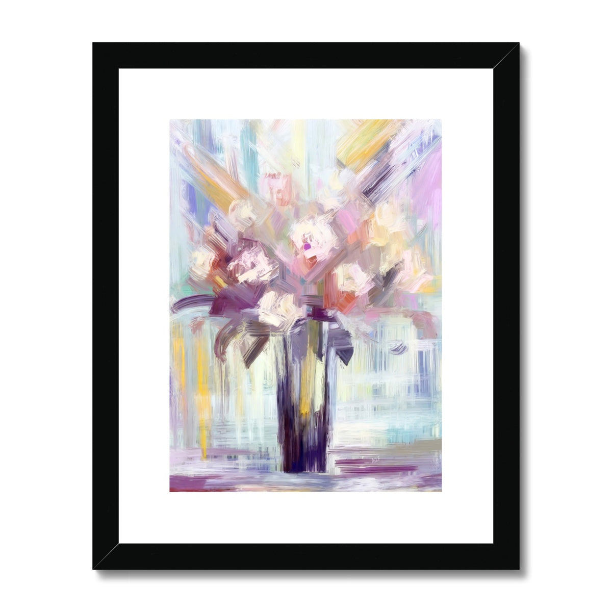 Abstract Blooms #28 Framed & Mounted Print