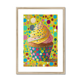 Whimsical Cupcake Delight Framed & Mounted Print