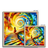 Spiral Staircase Budget Framed Poster