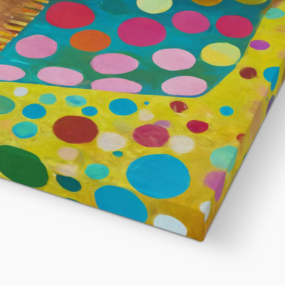 Whimsical Cupcake Delight Canvas