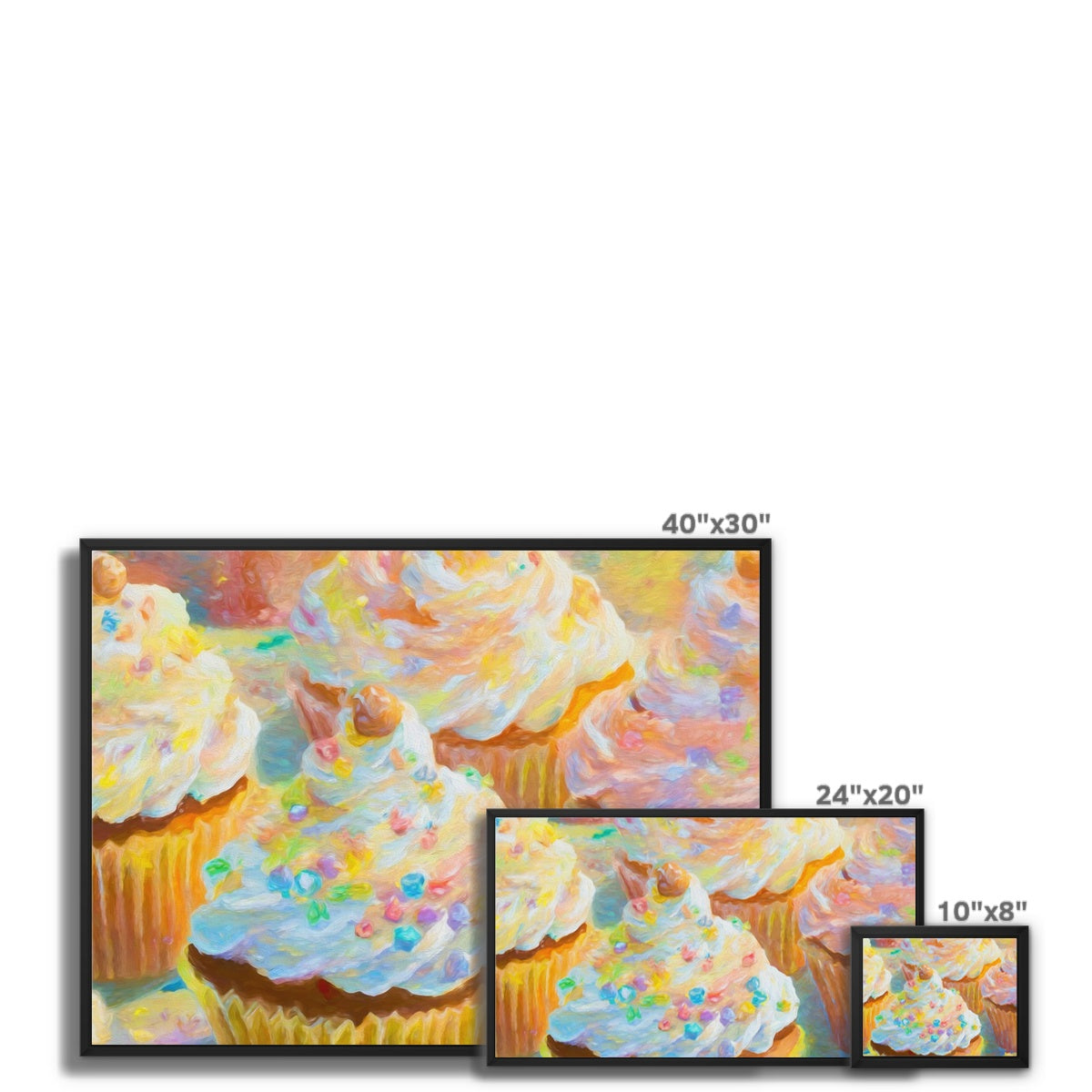 Sprinkles of Sweetnes Framed Canvas