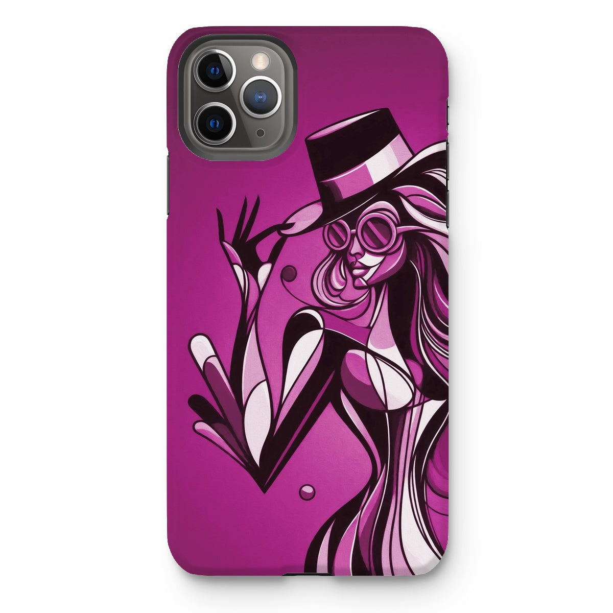 Viva La Diva: Where Amethyst Dreams Dance in a Symphony of Purples Tough Phone Case