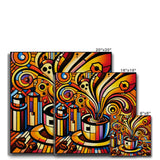 Caffeinated Cityscape Eco Canvas