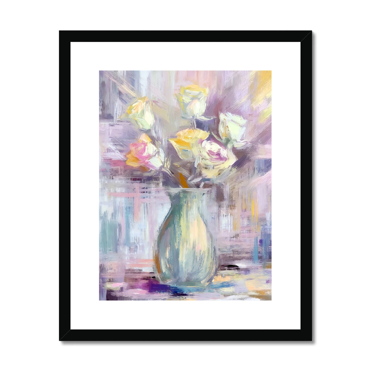 Abstract Blooms #15 Framed & Mounted Print