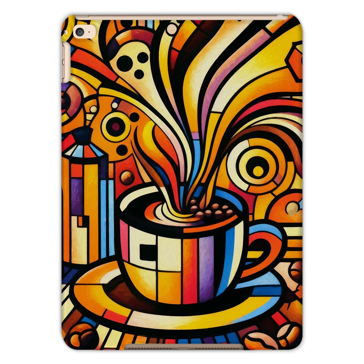 Caffeinated Cityscape Tablet Cases