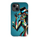 Viva La Diva: Where Confidence Meets Abstract Whirl Tough Phone Case