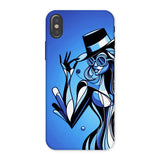 Viva La Diva: Where Moonlight Dances in Shades of Sapphire Tough Phone Case