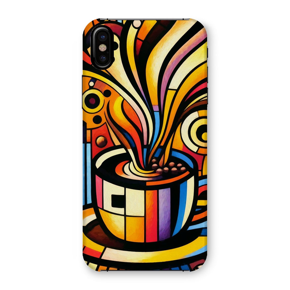 Caffeinated Cityscape Snap Phone Case