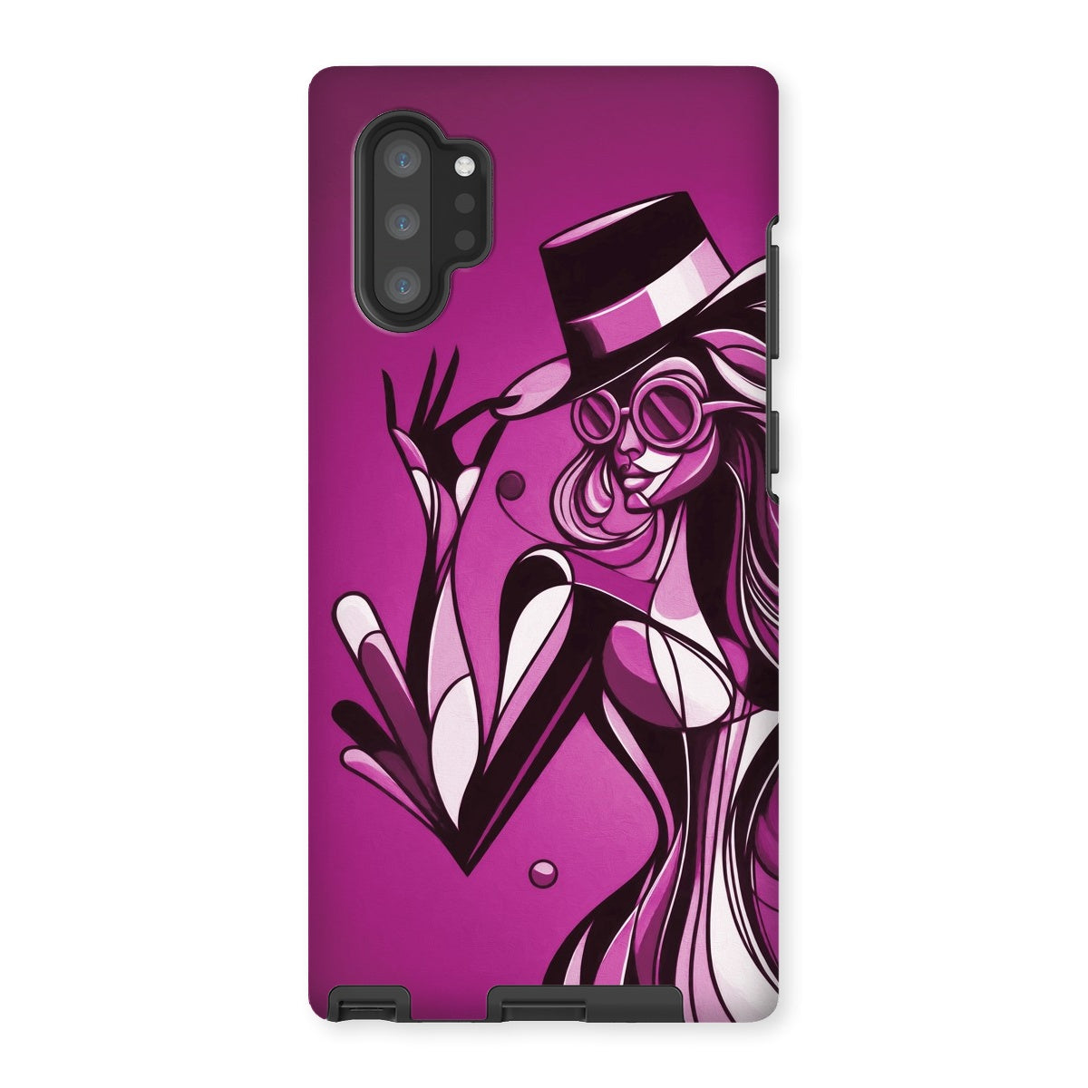 Viva La Diva: Where Amethyst Dreams Dance in a Symphony of Purples Tough Phone Case
