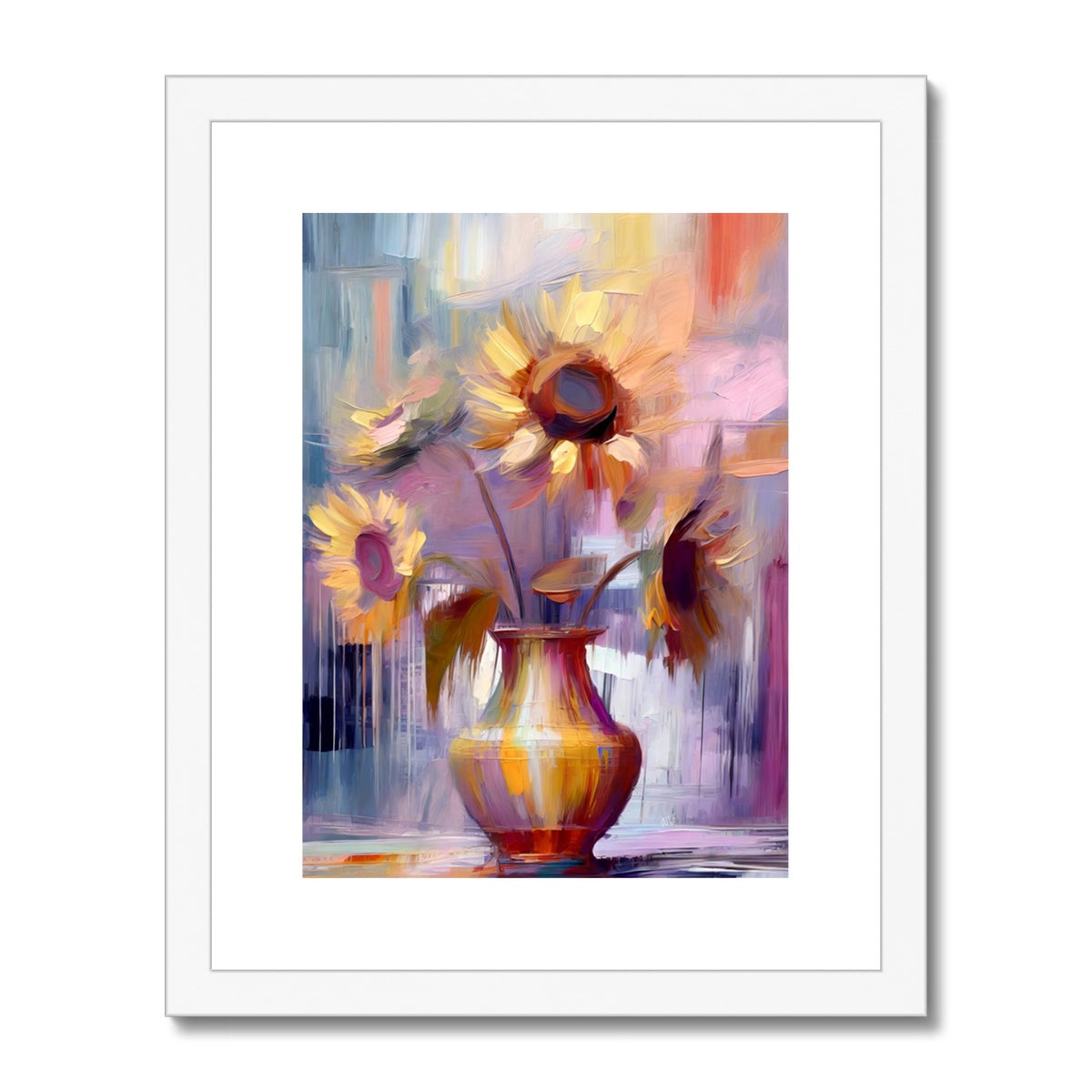 Abstract Blooms #07 Framed & Mounted Print